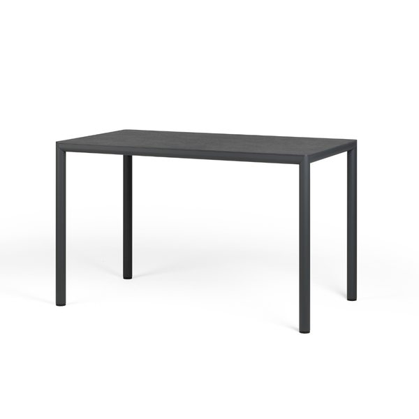 NARDI PIAVE TABLE 120x70 Antracit design Kültéri komplett asztal