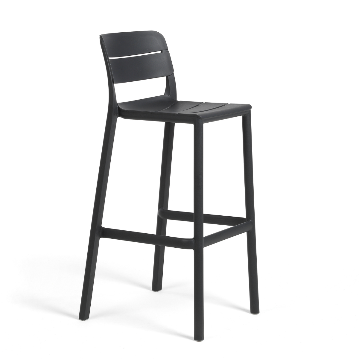 NARDI CASSIA STOOL Antracit design Műanyag kültéri bárszék