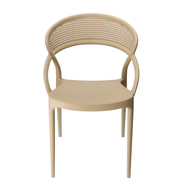 SI LISA utolsó darab Taupe design Műanyag kültéri szék