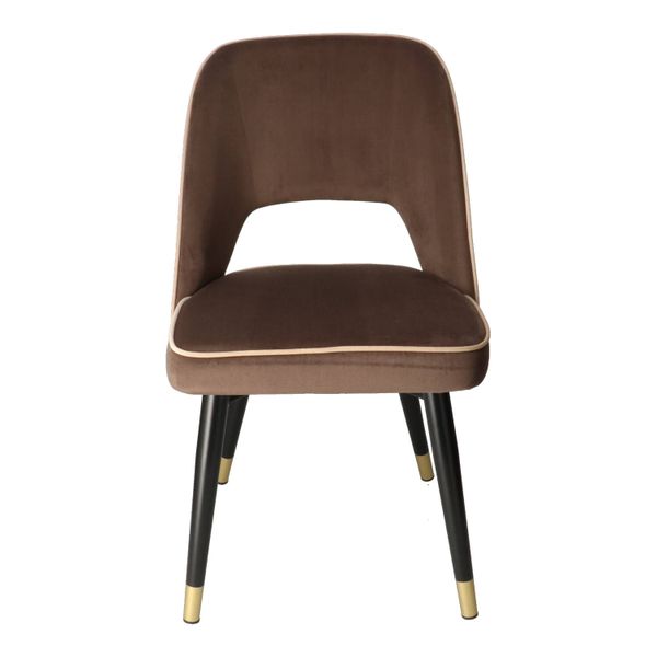 DL FANNY PIP Barna design, elegáns Kárpitos beltéri szék