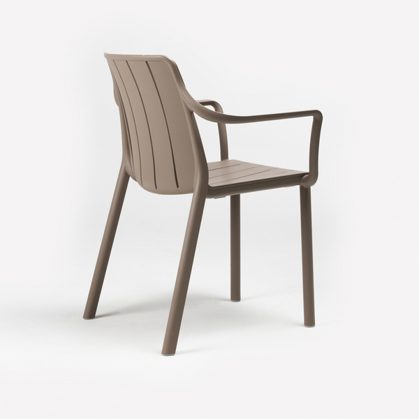 NARDI TIBERINA Taupe design Műanyag kültéri szék