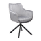 SI ZALIA Grey elegant Upholstered indoor chair