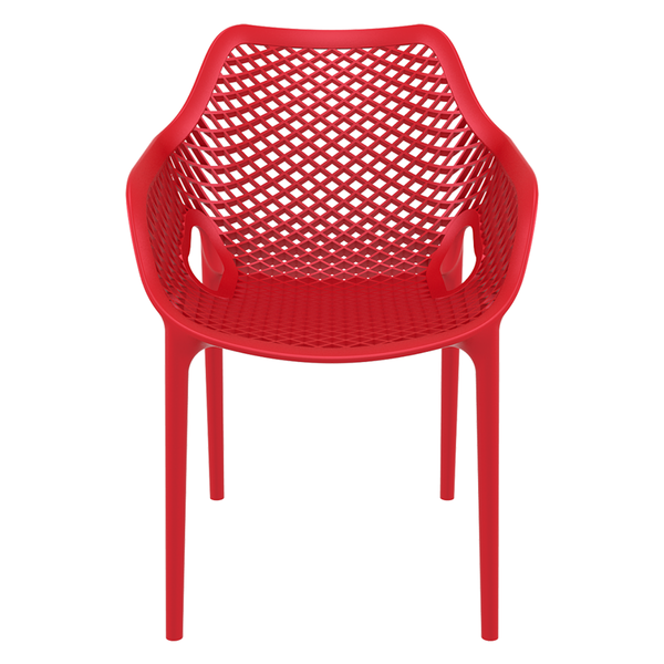 ST AIR XL Piros modern Műanyag kültéri szék
