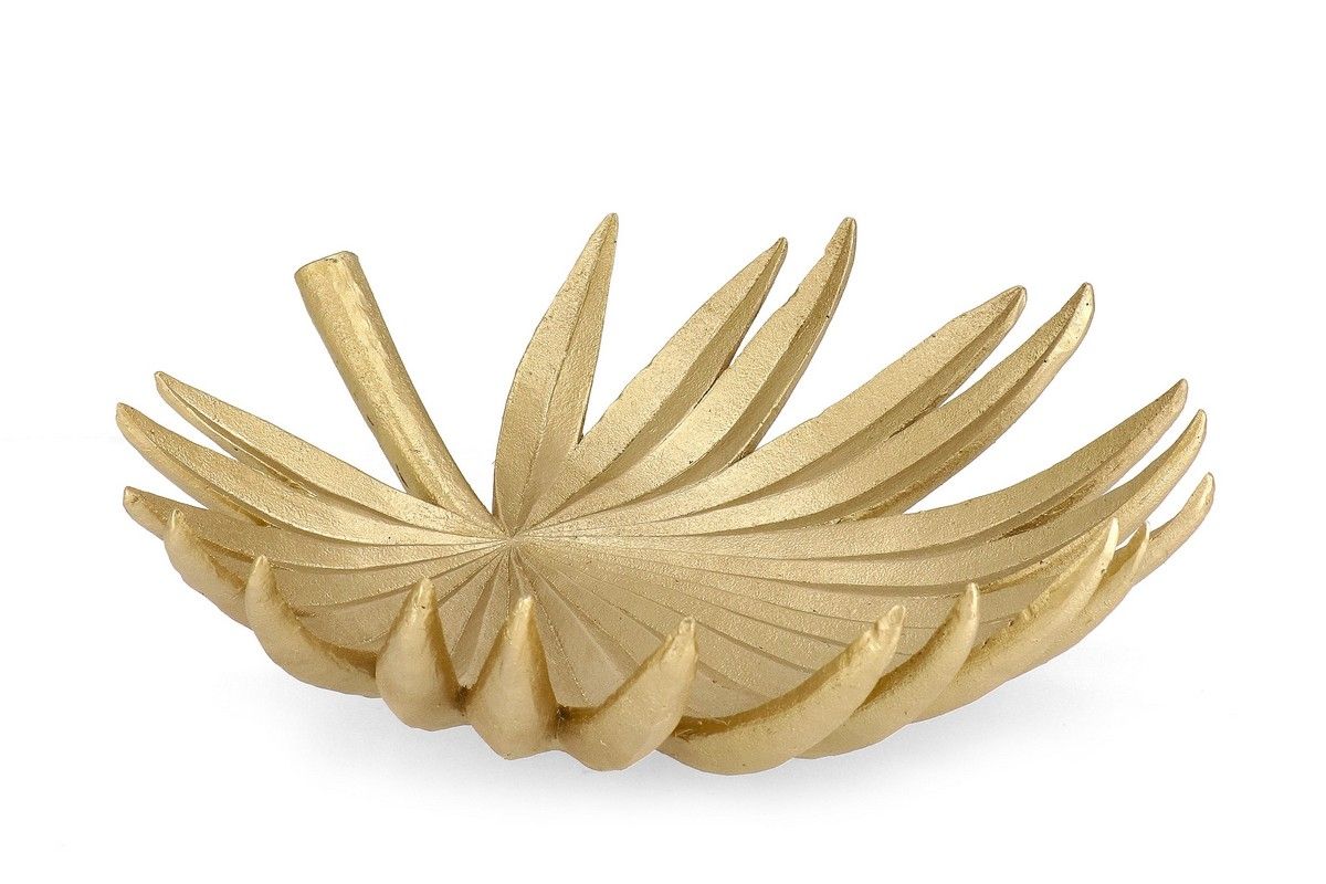BT PALM LEAF utolsó 1db  Arany design Asztali dekoráció