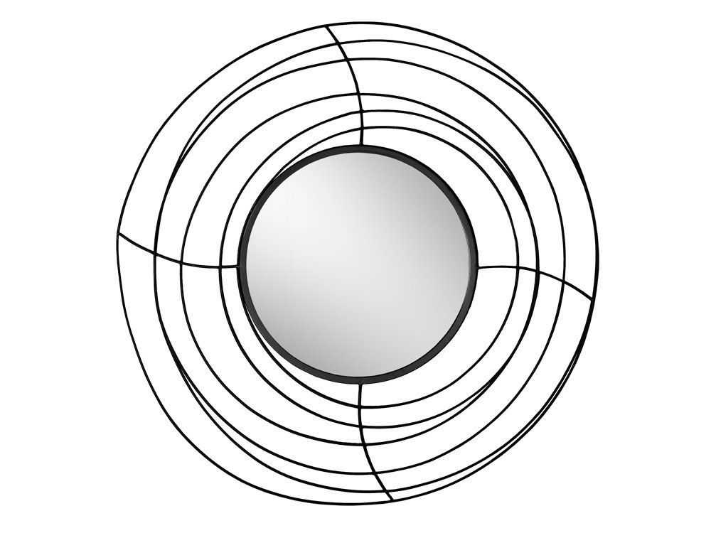 EO UFO MIRROR utolsó 1db  Fekete design Beltéri dekor