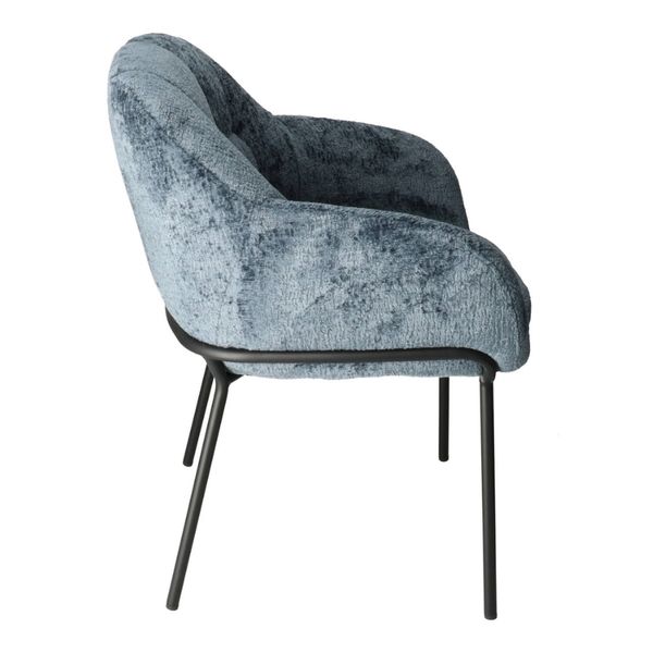 DL LUNDA Kék modern Kárpitos beltéri szék