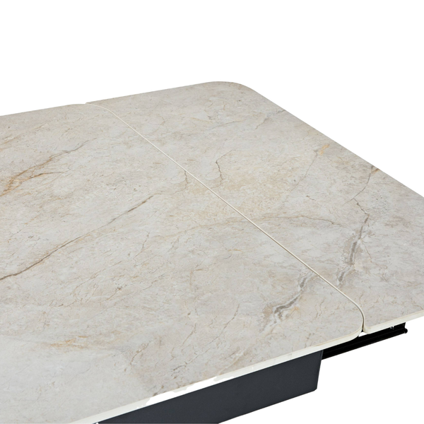 ET ALMA Bézs design Beltéri komplett asztal