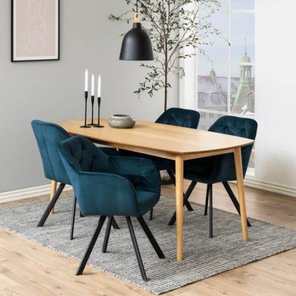 TC LOLITA Kék elegáns Kárpitos beltéri szék