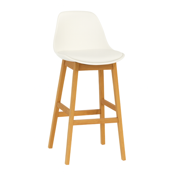 DL FINE utolsó 2db  Fehér design Műanyag beltéri bárszék