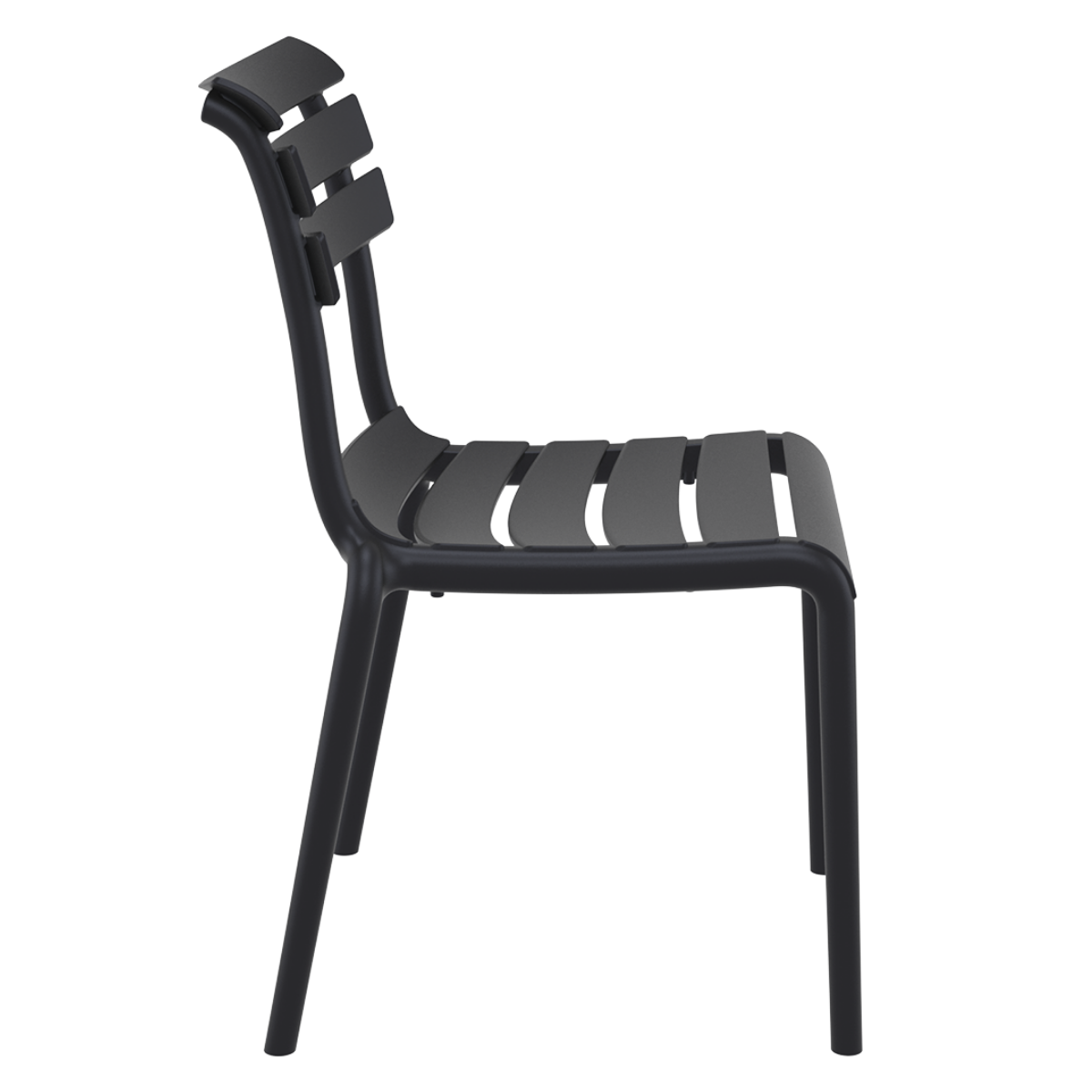 ST HELEN Fekete design Műanyag kültéri szék