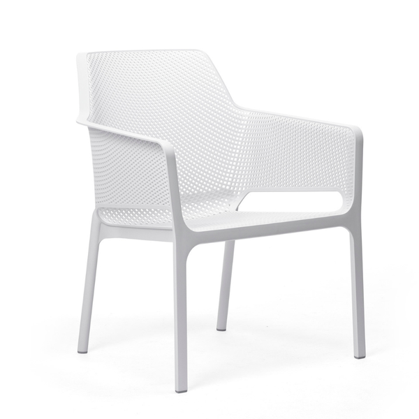 NARDI NET RELAX Fehér minimalista Műanyag kültéri szék
