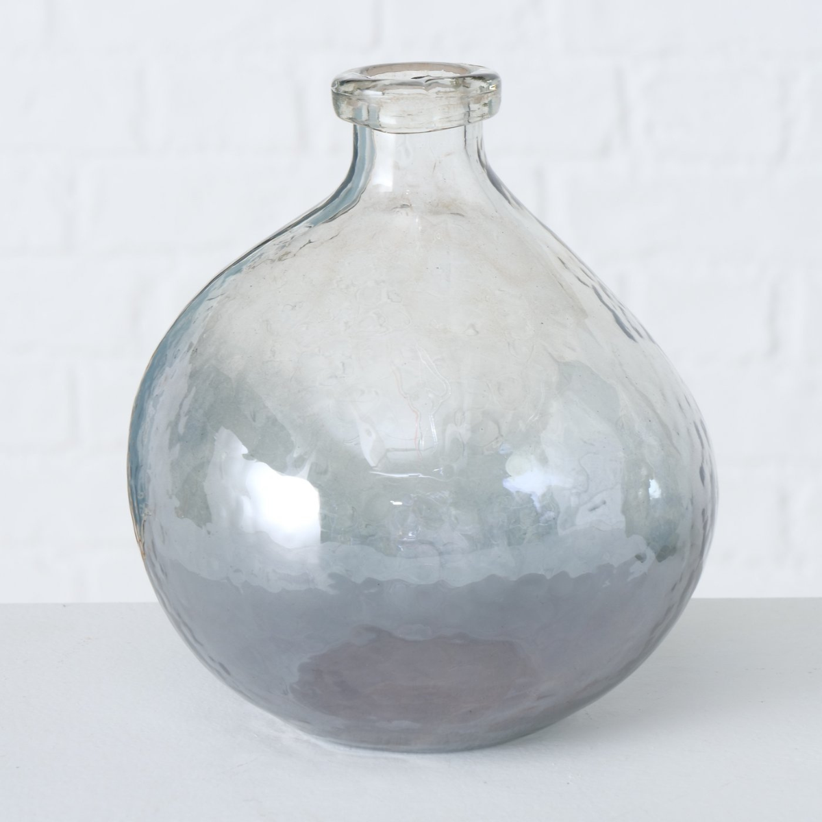 B SARA VASE Ezüst design Asztali dekoráció
