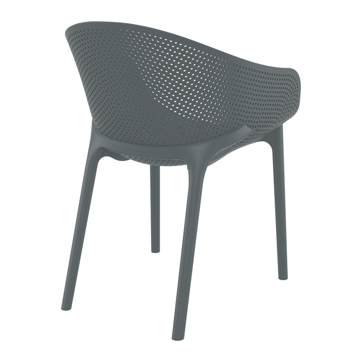 ST SKY Szürke design Műanyag kültéri szék