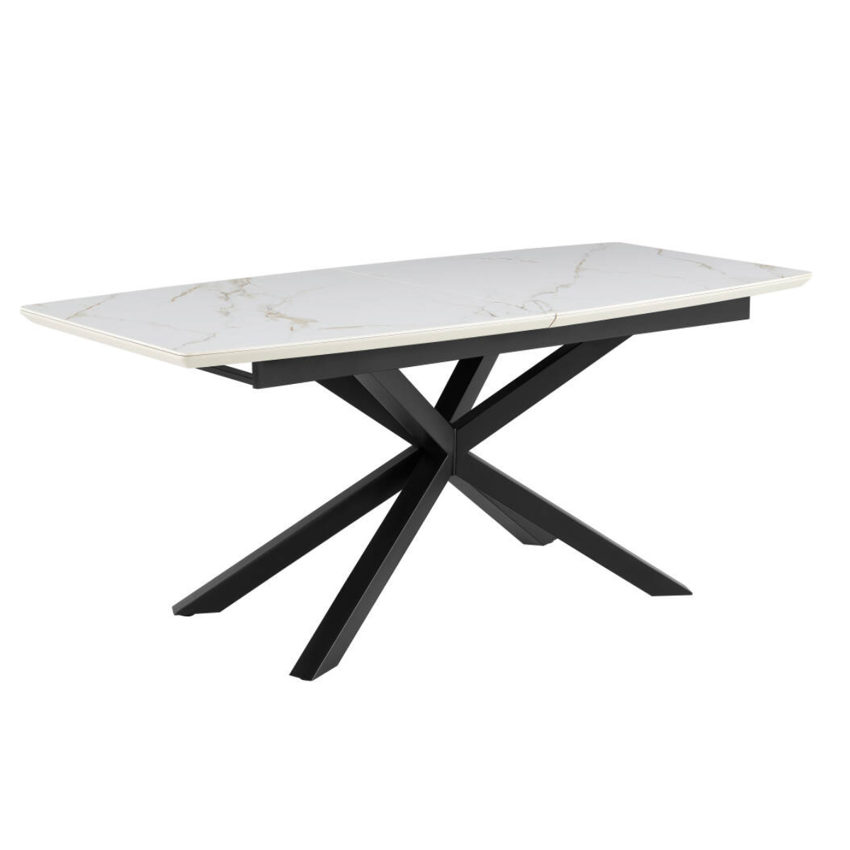 ET LYNETTE 160 Fehér design Beltéri komplett asztal