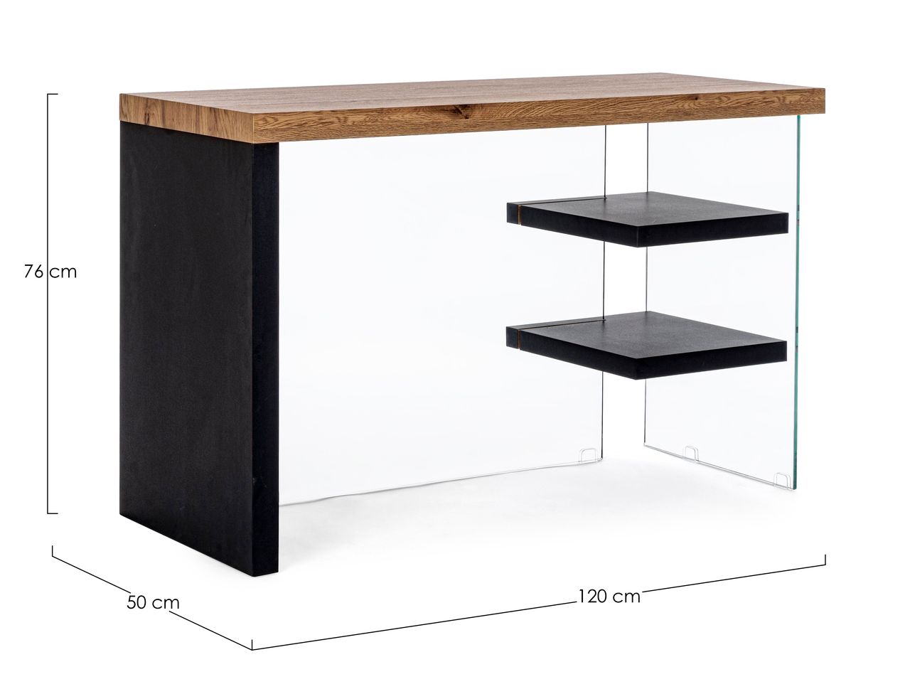 BT LIORA Fekete design Irodai asztal
