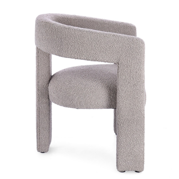 BT MIRABELLA  Szürke design Kárpitos beltéri szék