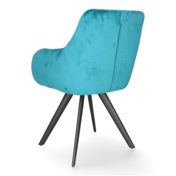 DL PICASSO Türkiz design, elegáns Kárpitos beltéri szék