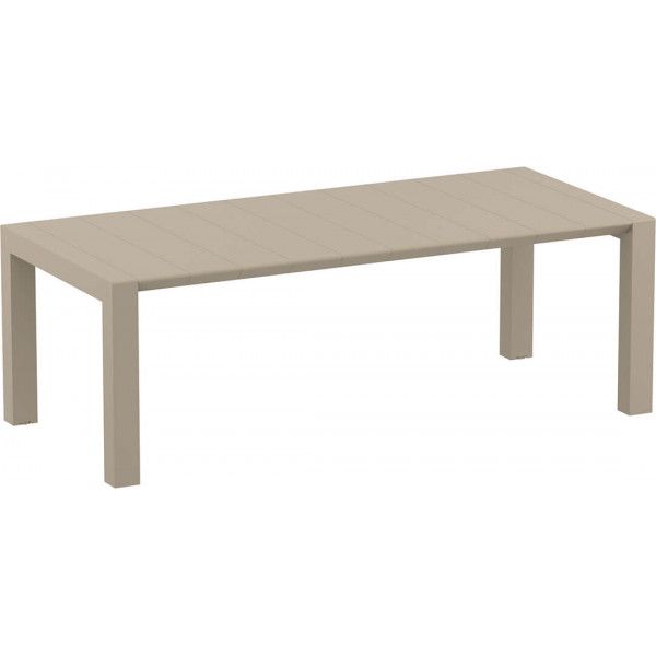 ST LAS Taupe modern Kültéri komplett asztal