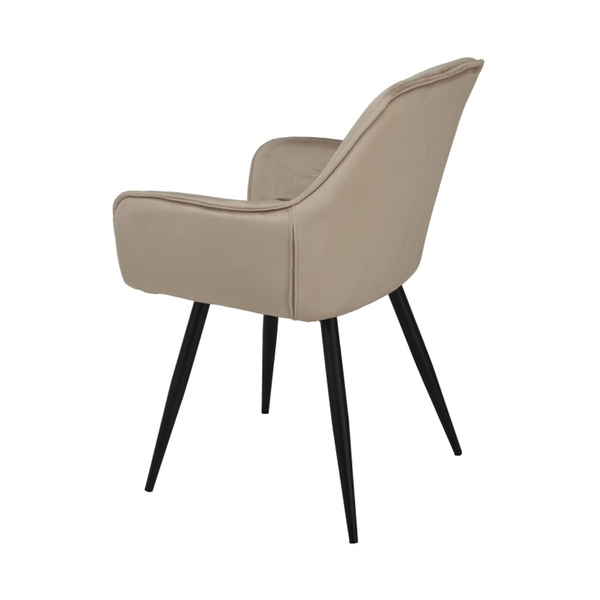 ET MONIQUE Bézs design Kárpitos beltéri szék