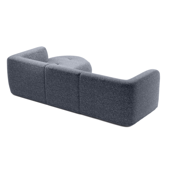 PZ BLUEBELL Szürke design Sarokgarnitúra