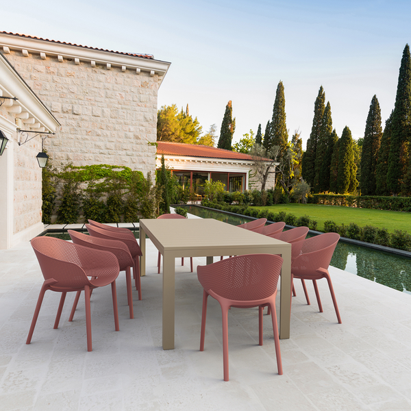 ST SKY PRO Taupe design Műanyag kültéri szék