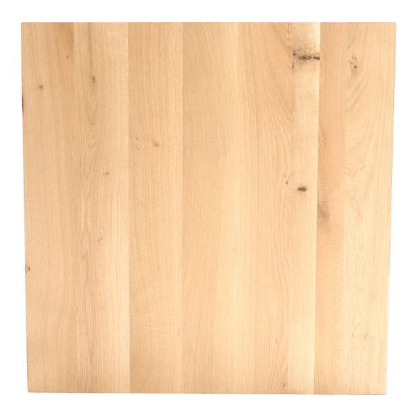 RC NATUR OAK 80x80 Barna skandináv Tömörfa beltéri asztallap