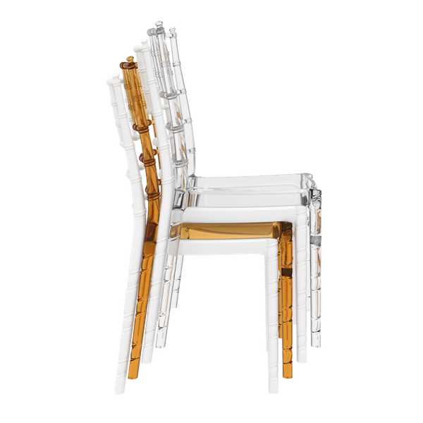 ST CHIAVARI Szürke design Műanyag kültéri szék