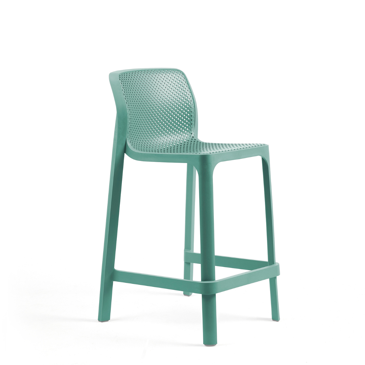 NARDI NET STOOL MINI Menta design Műanyag kültéri bárszék