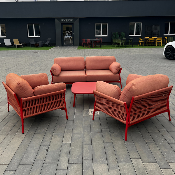 GR EASY PASTEL BEMUTATÓDARAB UTOLSÓ 1DB  Piros design Kültéri lounge szett