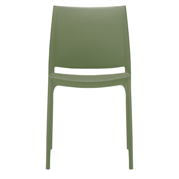 ST MAYA  Zöld design Műanyag kültéri szék