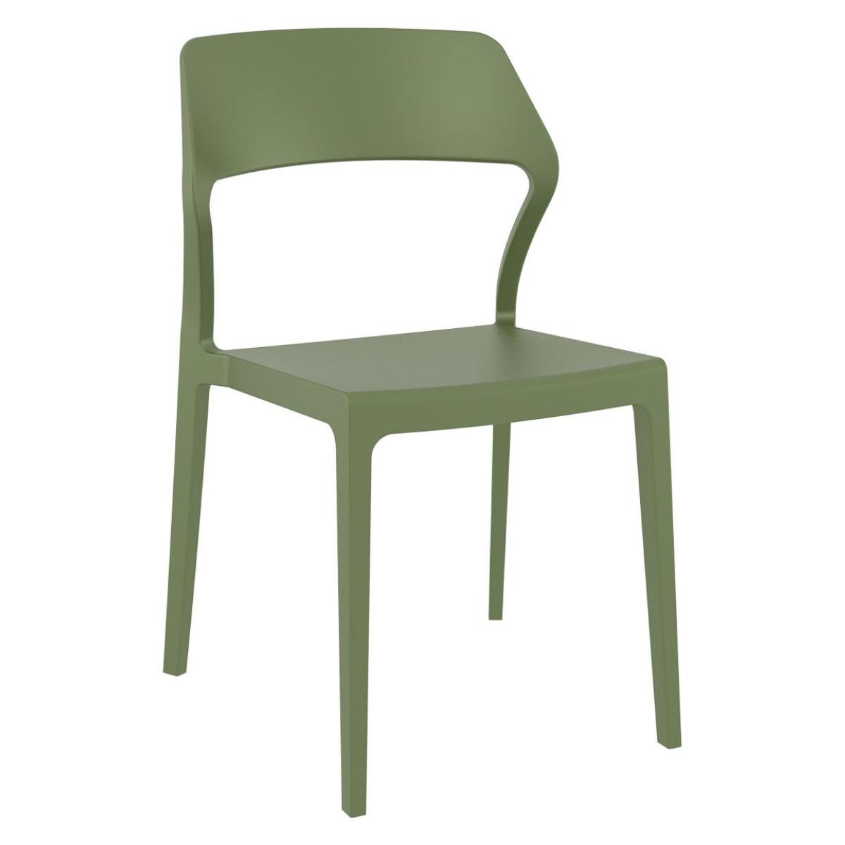 ST SNOW Zöld design Műanyag kültéri szék