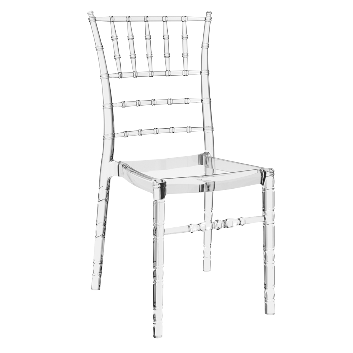 ST CHIAVARI Szürke design Műanyag kültéri szék