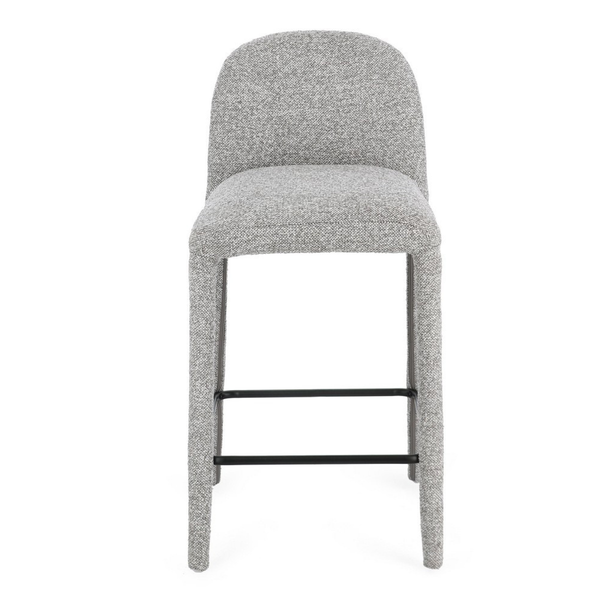 BT ANKARA Szürke design Kárpitos beltéri bárszék