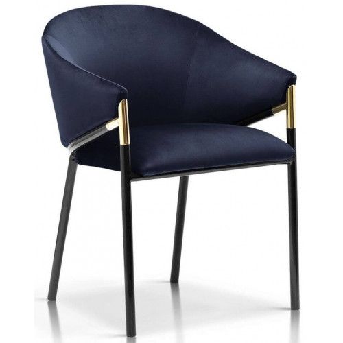 AT LOREN Kék elegáns Kárpitos beltéri szék