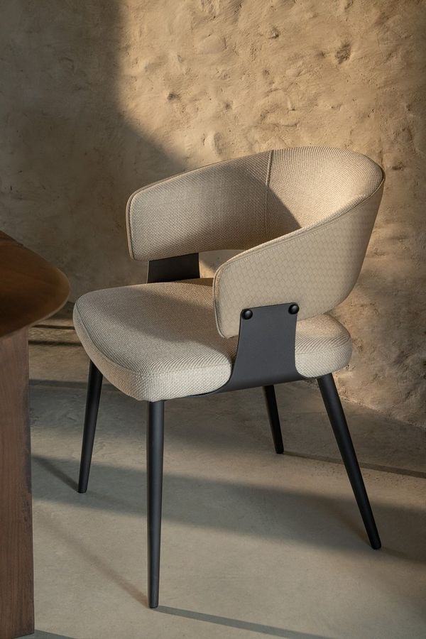 BT RAMI Bézs design Kárpitos beltéri szék