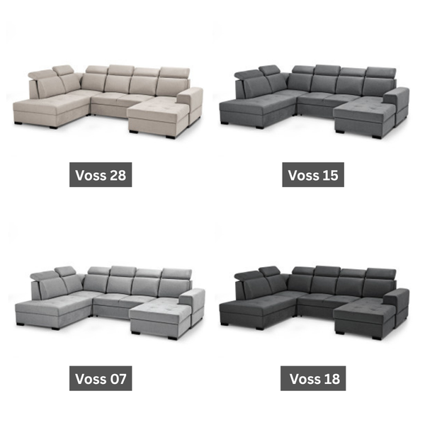 ET AXION U Több színben design Sarokgarnitúra