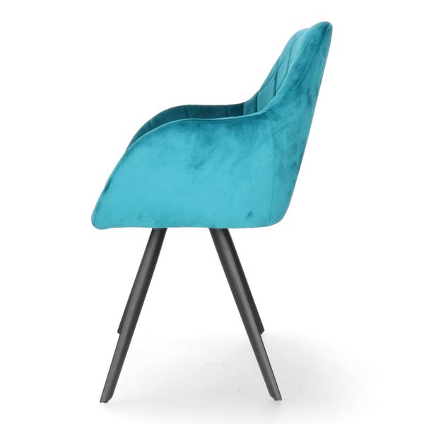 DL PICASSO Türkiz design, elegáns Kárpitos beltéri szék