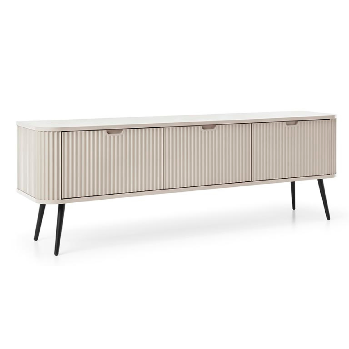 IK ZOVEN Bézs design TV Szekrény