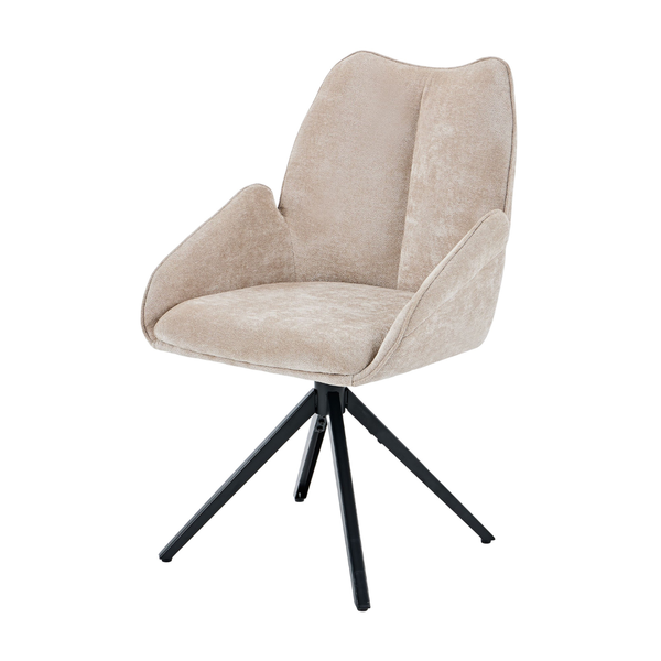 ET EDIE Bézs design Kárpitos beltéri szék