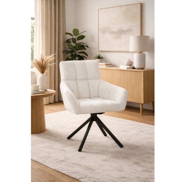 ET ADAM Fehér design Kárpitos beltéri szék