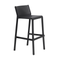 NARDI TRILL STOOL Fekete design Műanyag kültéri bárszék