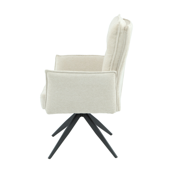 ET SAM Fehér design Kárpitos beltéri szék