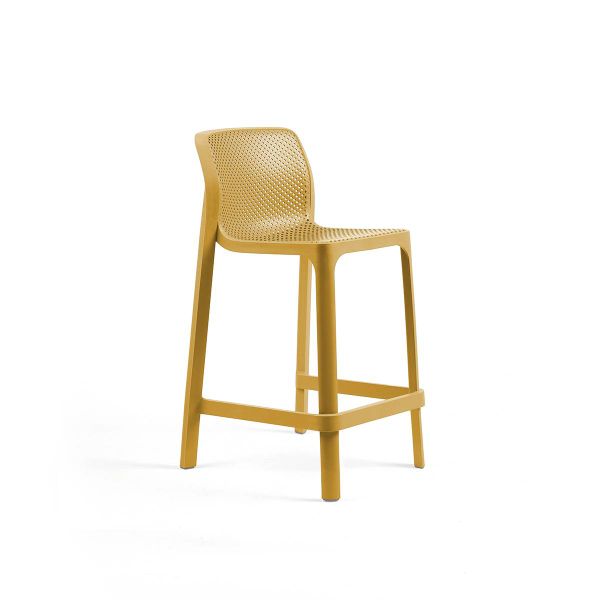 NARDI NET STOOL MINI Több színben minimalista Műanyag kültéri bárszék