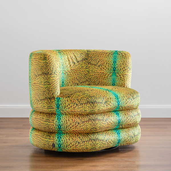 DUBLINO BY VARRODESIGN BRUNATE Yellow design Upholstered indoor armchair