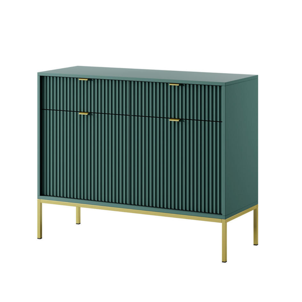 IK NOVARA Zöld design Komód