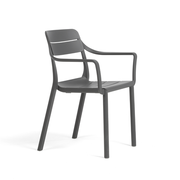 NARDI CASSIA ARMCHAIR Szürke design Műanyag kültéri szék