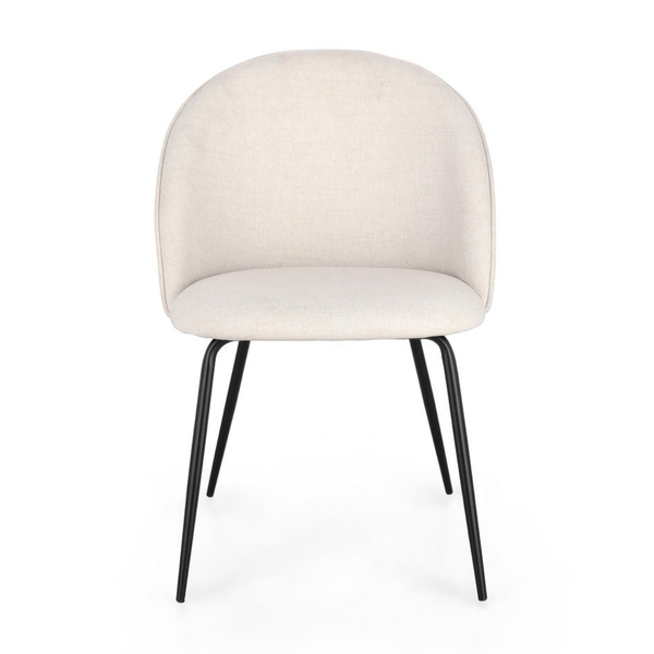 BT MINA Fehér design Kárpitos beltéri szék