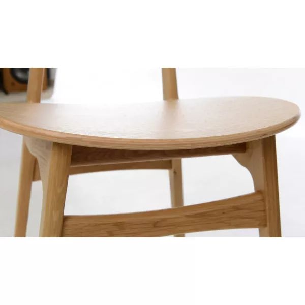 XTON NICK Natural Scandinavian Wooden indoor chair