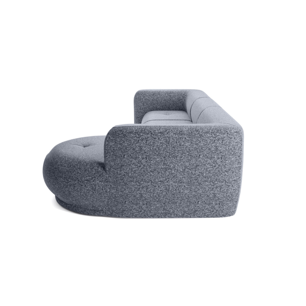 PZ BLUEBELL Szürke design Sarokgarnitúra