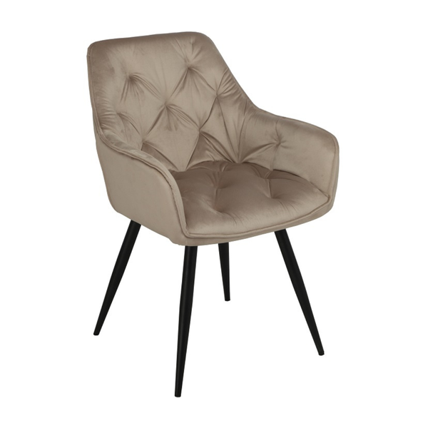 ET MONIQUE Bézs design Kárpitos beltéri szék